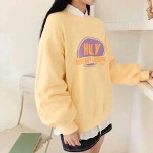 FRMD Women Pullover Balloon‎ Sleeve Sweatshirt Size S Made In Korea